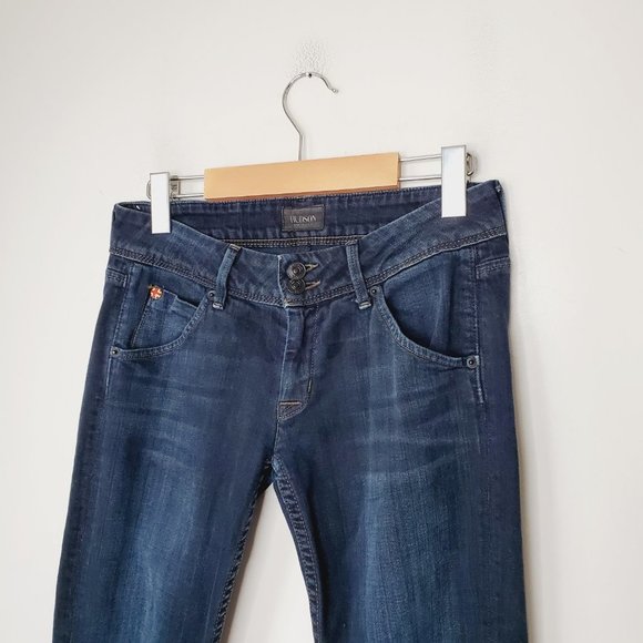 Hudson Jeans Collin Skinny Flap Pocket Dark Blue 26 - Picture 6 of 13